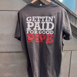 Layin' Pipe T-Shirt Lifetime Chimney Supply (Bella Canvas) 2XL